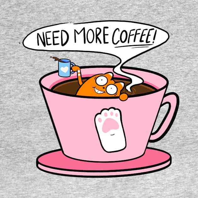 Need more coffee- Cat by Cuteful